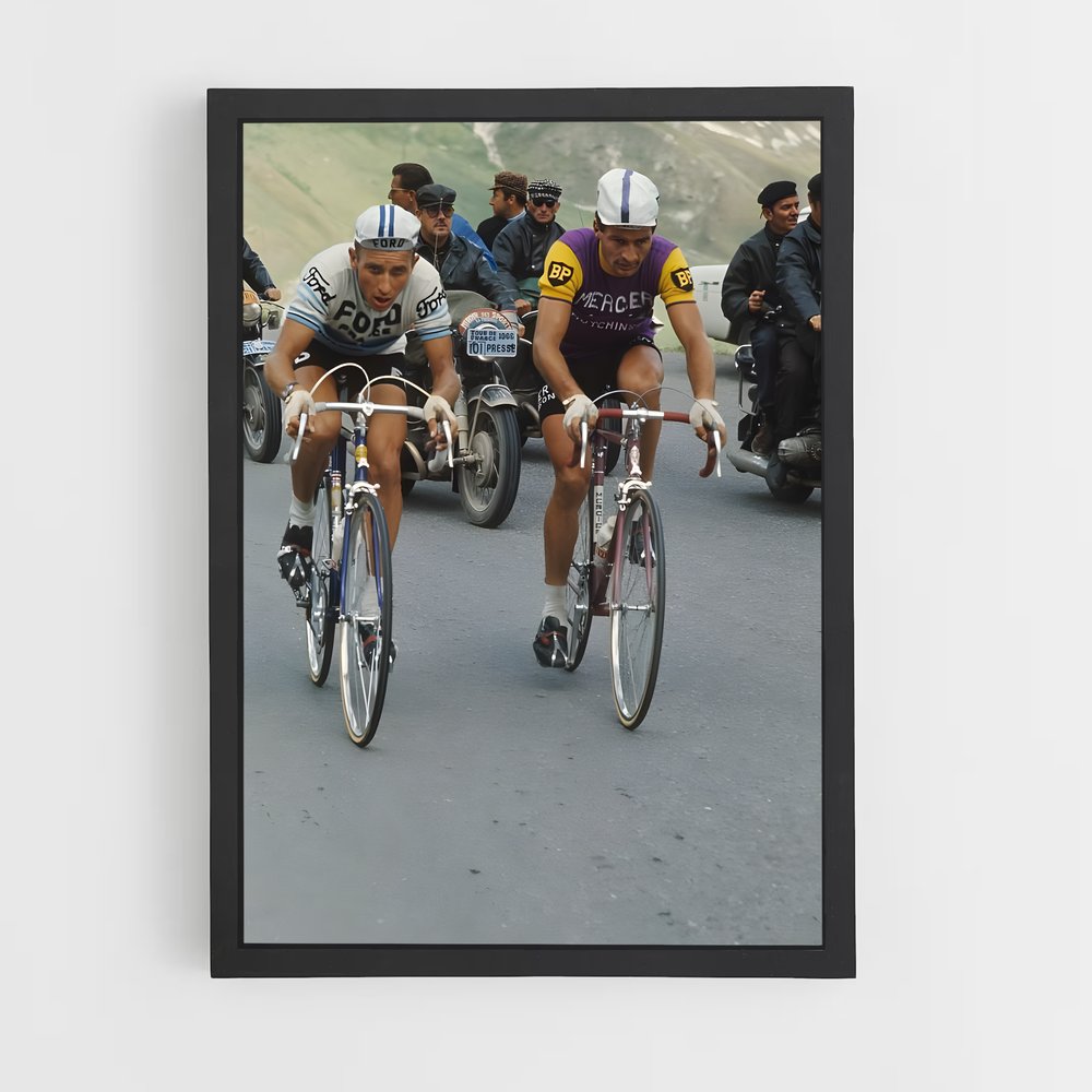 Poster Jacques de anquetil – affiche Cyclisme (vue 2)